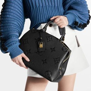 Brand New!!! Louis Vuitton Grand Palais MM- Monogram Empreinte Leather- Black